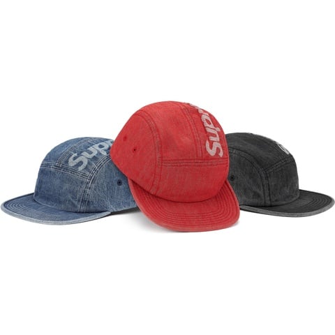 Supreme Top Logo Denim Camp Cap - $54.00