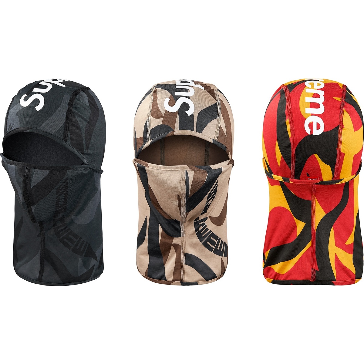 Supreme *INSTORE ONLY* Tribal Camo Balaclava (fall/winter 2019) - $44.00