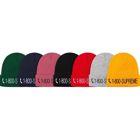 Supreme 1-800 Beanie - $34.00