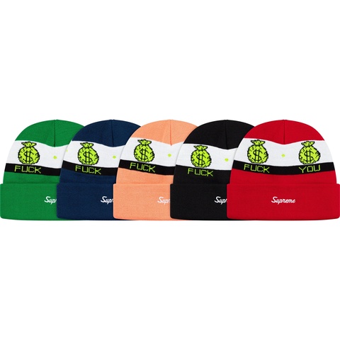 Supreme Pay Me Beanie - $34.00