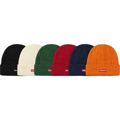 Supreme Basket Weave Beanie - $34.00