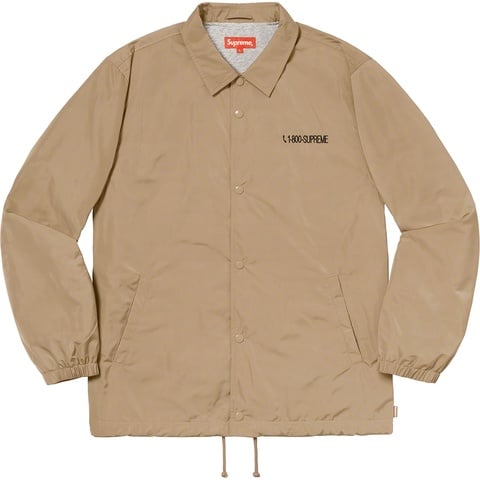 1-800 Coaches Jacket - fall/winter 2019 - Supreme