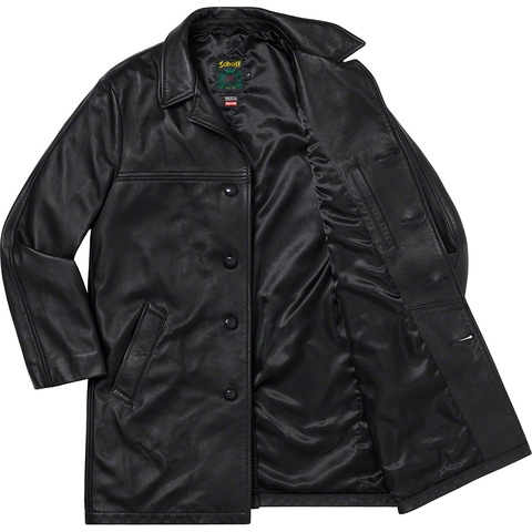 Supreme Supreme®/Schott® Leather Overcoat - Colorway