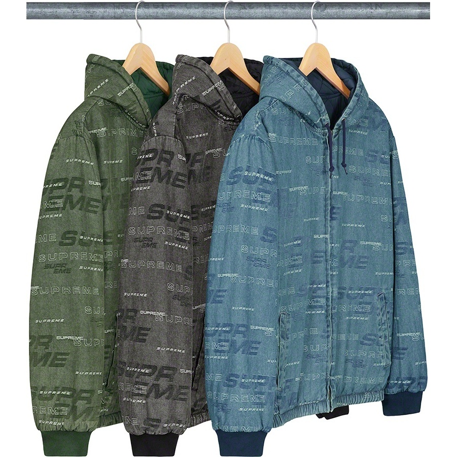 Reversible Dimensions Logo Denim Work Jacket - Supreme