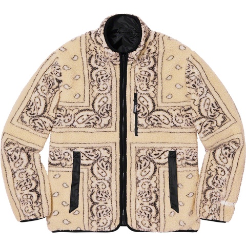 Reversible Bandana Fleece Jacket - Supreme