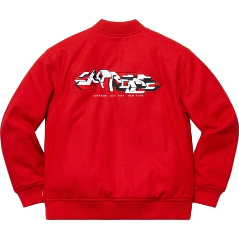 Delta Logo Varsity Jacket - fall/winter 2019 - Supreme