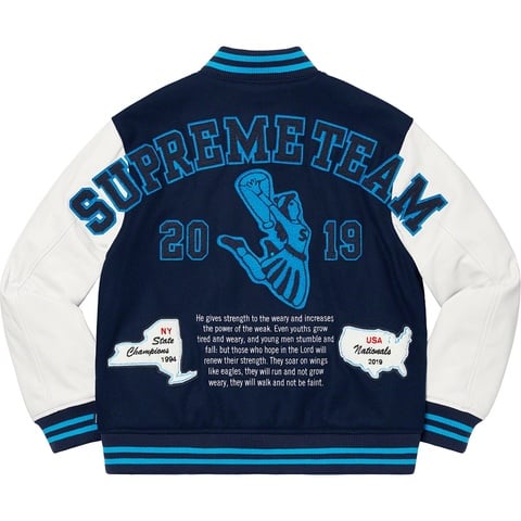 Team Varsity Jacket - fall/winter 2019 - Supreme