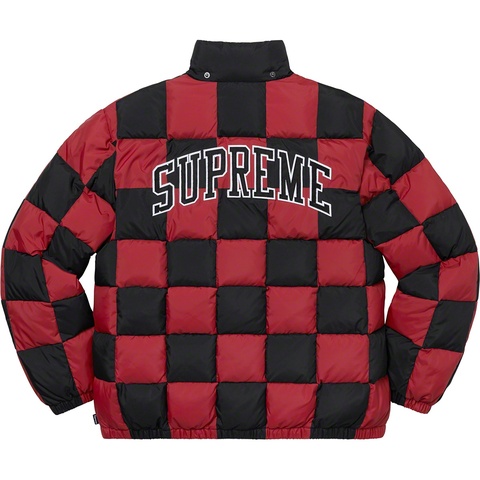 z*n様 Supreme 19AW Checkerboard Puffy Jac Checkerboard Puffy Jacket - fall/winter 2019 - Supreme