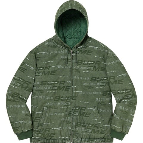 Supreme Reversible Dimensions Logo Denim Work Jacket - Colorway