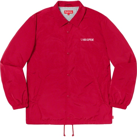 1-800 Coaches Jacket - fall/winter 2019 - Supreme