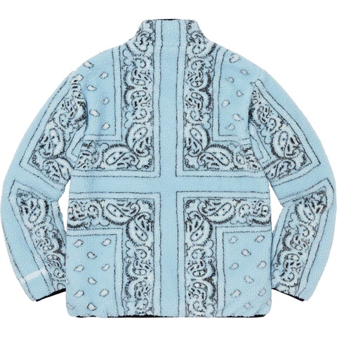 Supreme Reversible Bandana Fleece Jacket - Colorway