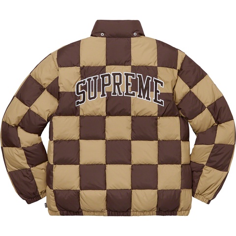 Supreme Checkerboard Puffy Jacket - Colorway