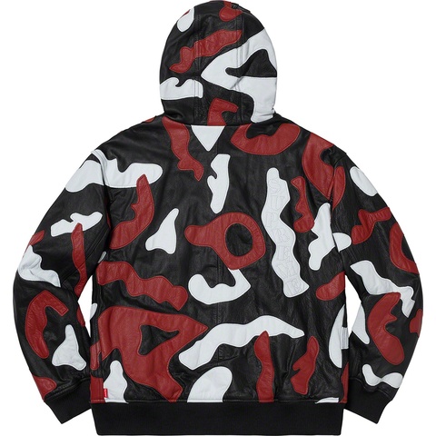 Supreme Camo Leather Hooded Jacket - Colorway