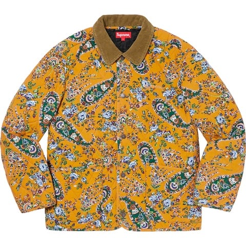 Quilted Paisley Jacket - fall/winter 2019 - Supreme Quilted Paisley Jacket - fall/winter 2019 - Supreme