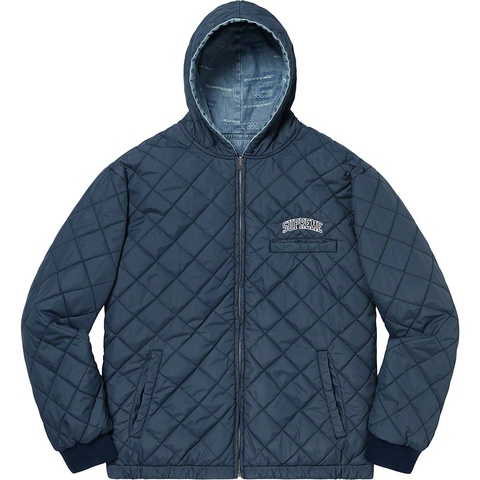 Supreme Reversible Dimensions Logo Denim Work Jacket - Colorway
