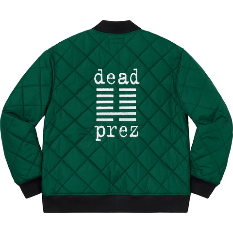 Supreme/dead prez Quilted Work Jacket - Supreme