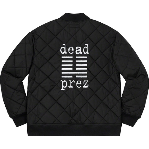 Supreme/dead prez Quilted Work Jacket - Supreme