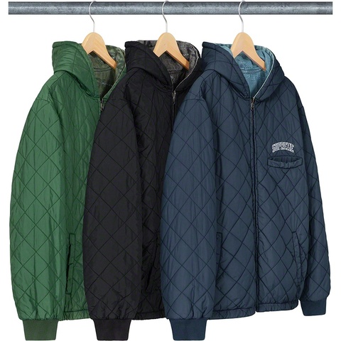 Reversible Dimensions Logo Denim Work Jacket - Supreme