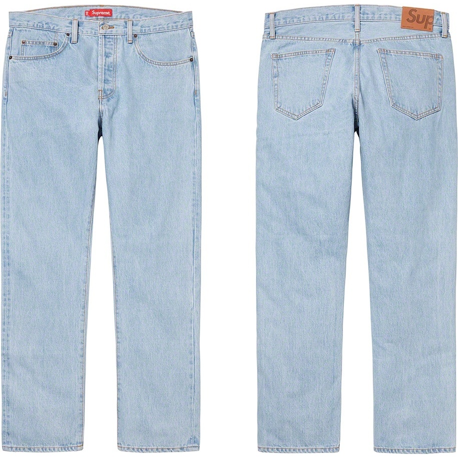 Supreme Stone Washed Slim Jean (fall/winter 2019) - $168.00