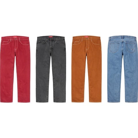 Supreme Washed Regular Jean - $148.00
