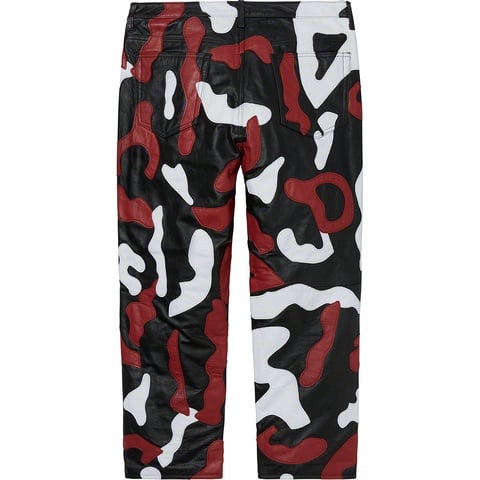 Supreme Camo Leather 5-Pocket Pant - Colorway