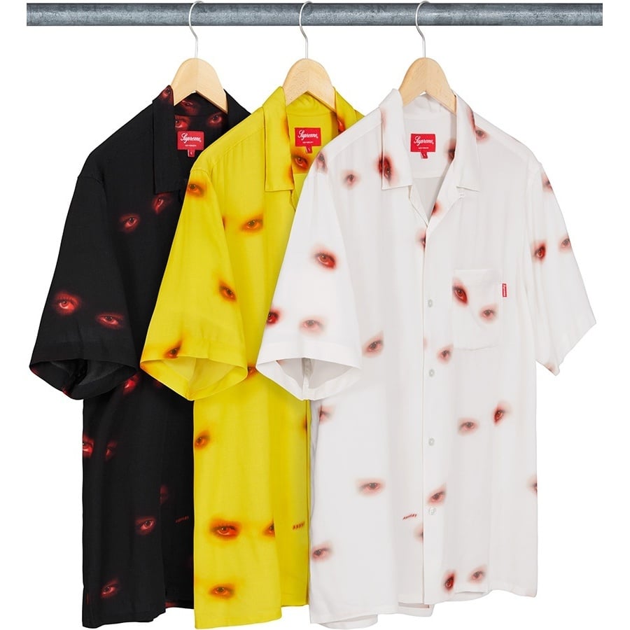 Eyes Rayon S/S Shirt - fall/winter 2019 - Supreme