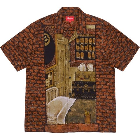 Supreme Martin Wong/Supreme Secret World Rayon S/S Shirt - $158.00
