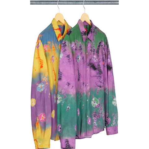 Supreme Batik Print Rayon Shirt - $138.00