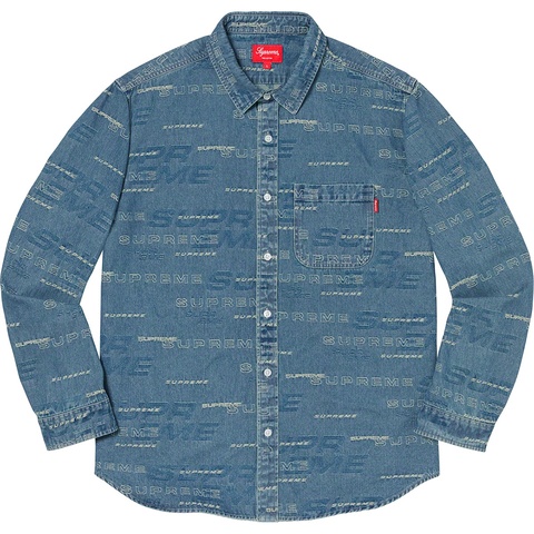 Dimensions Logo Denim Shirt - fall/winter 2019 - Supreme