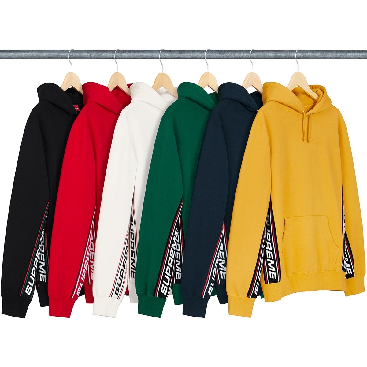 Text Rib Hooded Sweatshirt - fall/winter 2019 - Supreme