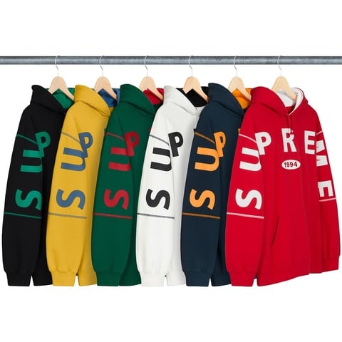 Supreme Spread Logo Hooded Sweatshirt - $158.00