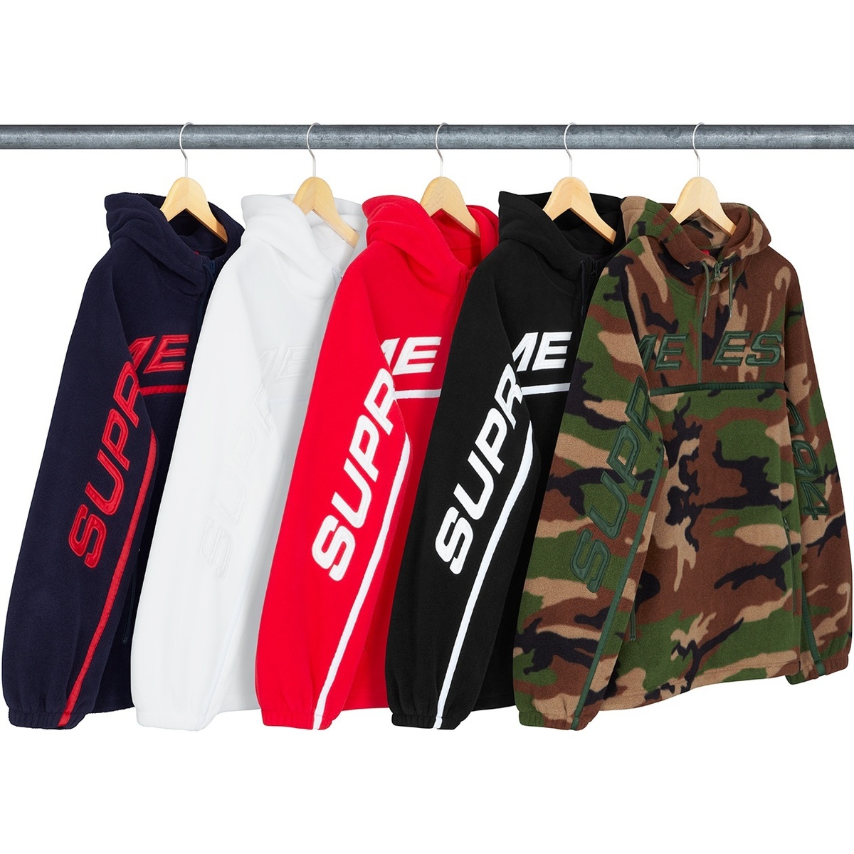 Polartec® Half Zip Hooded Sweatshirt - Supreme