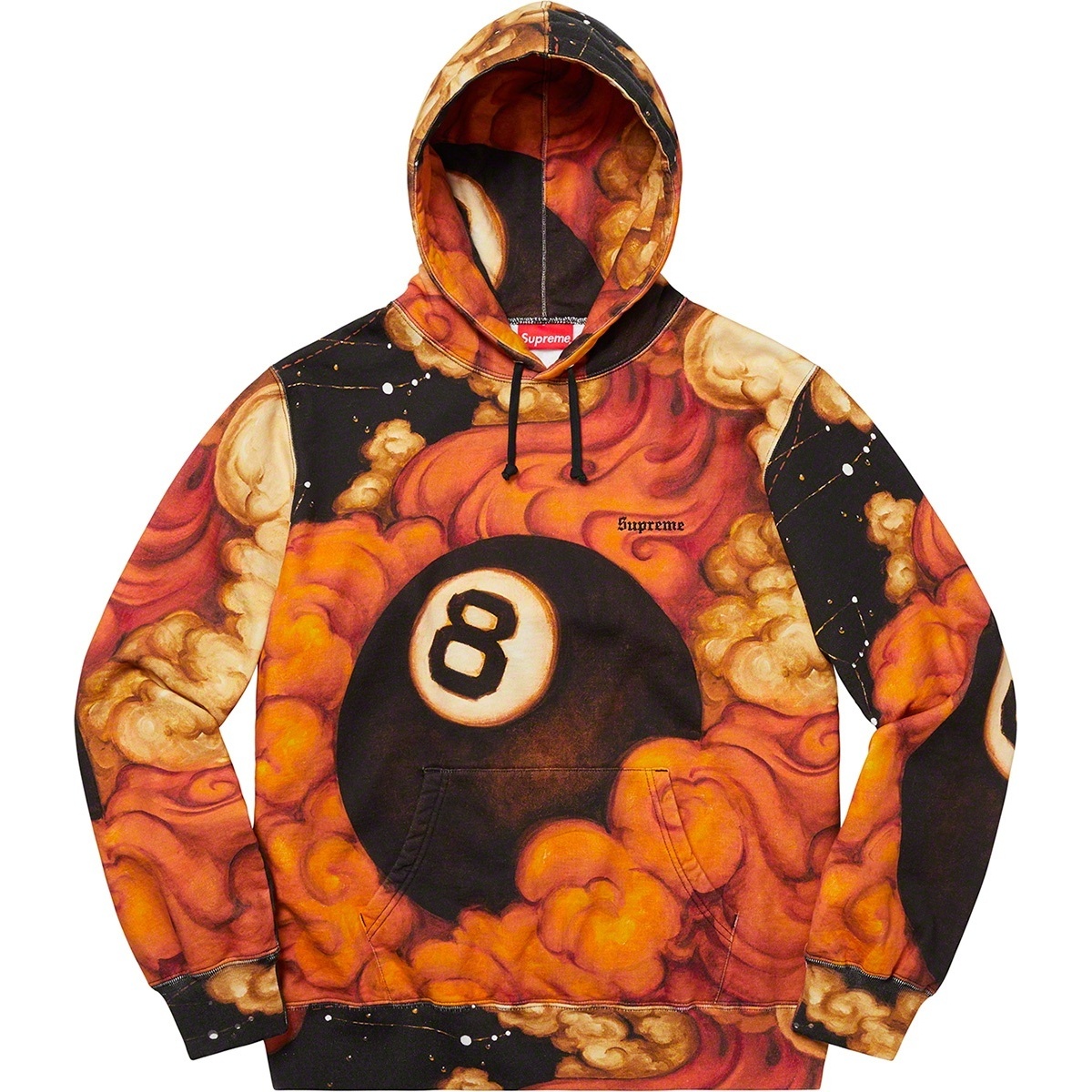Martin Wong/Supreme 8-Ball Hooded Sweatshirt - Supreme Martin Wong/Supreme 8-Ball Hooded Sweatshirt - Supreme