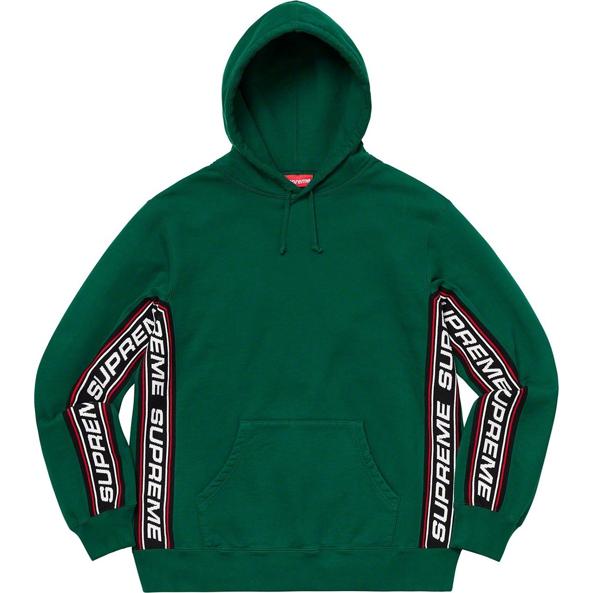 Supreme Text Rib Hooded Sweatshirt (FW19) - $158