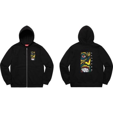 Supreme Disturbed Zip Up Hooded Sweatshirt - Colorway