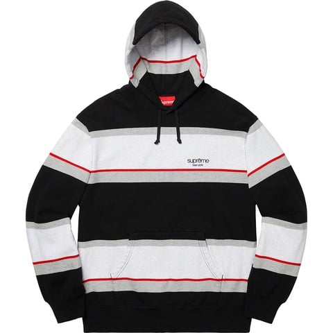 Supreme Stripe Hooded Sweatshirt - Colorway