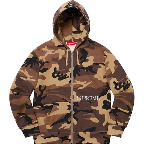 Supreme Thermal Zip Up Hooded Sweatshirt - Colorway