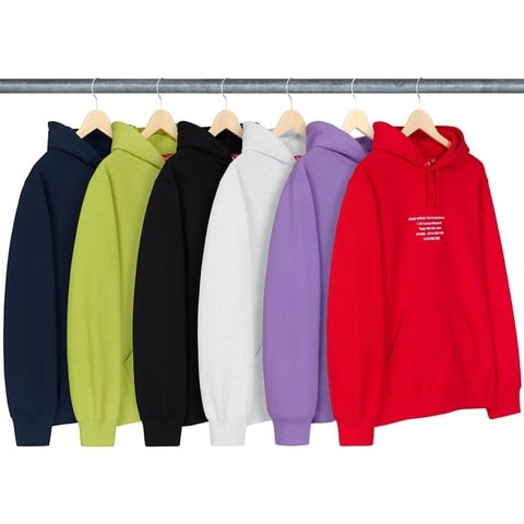 Supreme HQ Hooded Sweatshirt - $158.00