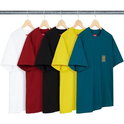 Supreme Crest Label Pocket Tee - $68.00