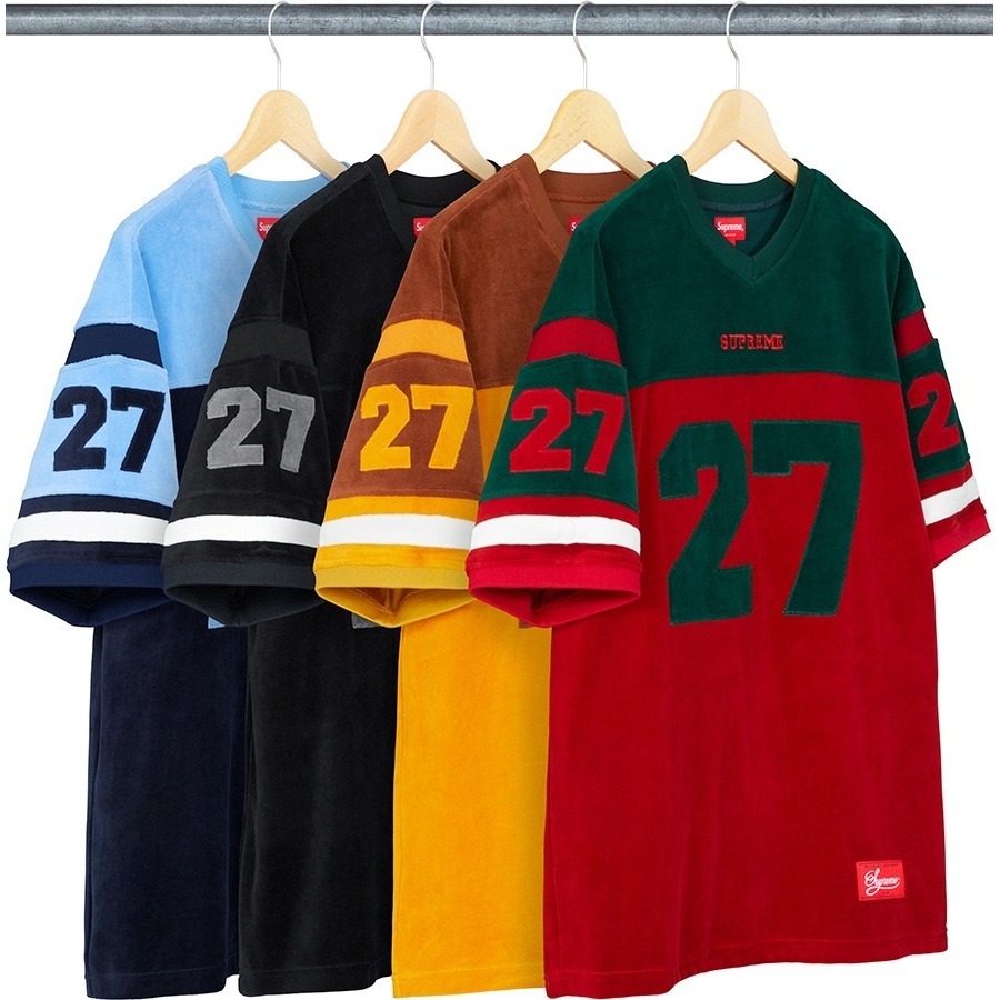 Velour Football Jersey - fall/winter 2019 - Supreme