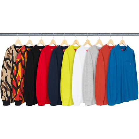 Supreme L/S Pocket Tee - $78.00