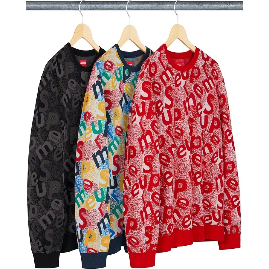 Scatter Text Crewneck - fall/winter 2019 - Supreme