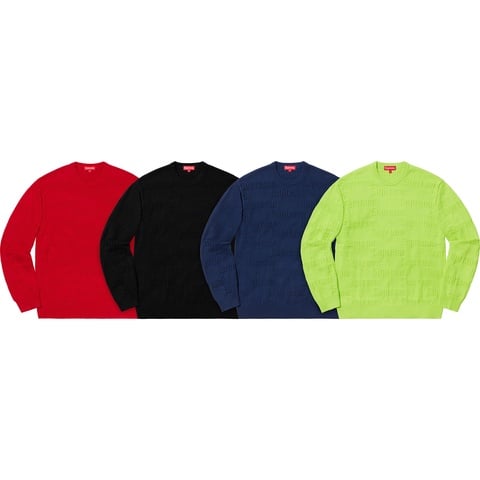 Supreme シュプリーム Raised Logo Sweater セーター Supreme - Raised Logo Sweater - ParkSIDER