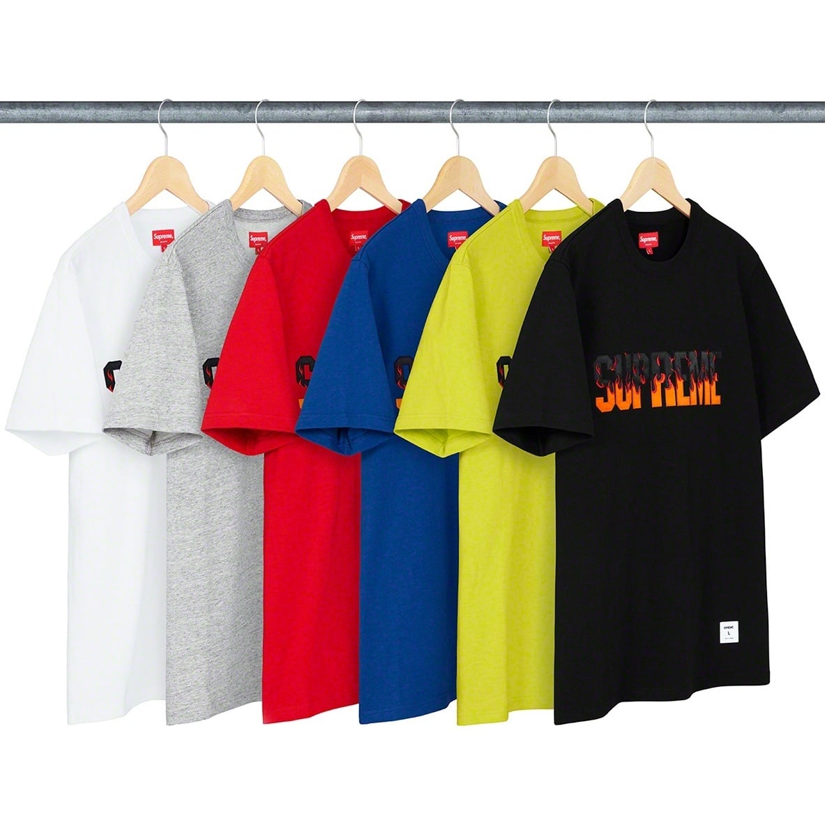 服/ファッション Supreme Flame S/S Top Supreme Flames S/S Top (SS22) Black | Hype Clothinga