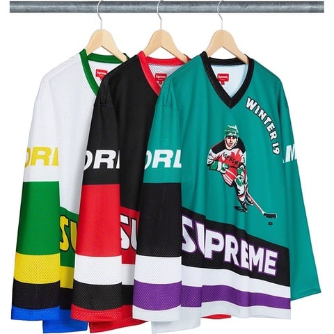 Crossover Hockey Jersey - fall/winter 2019 - Supreme