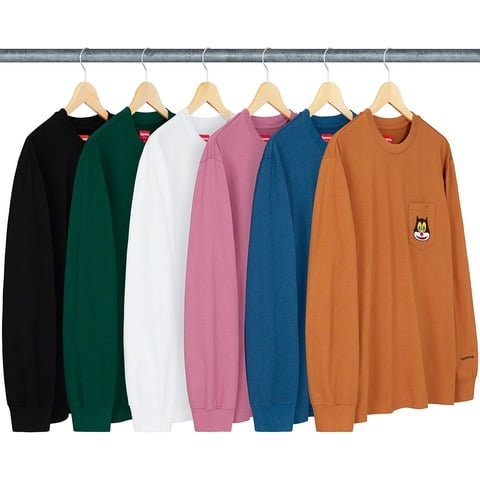 Supreme Cat L/S Pocket Tee - $78.00