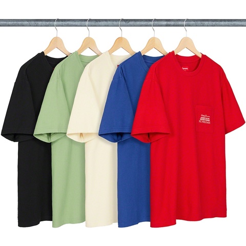 Supreme Waffle Pocket Tee - $78.00