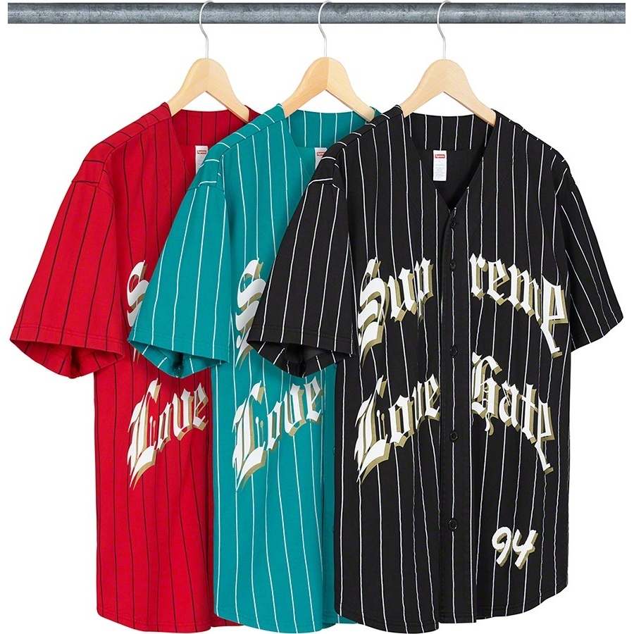 Love Hate Baseball Jersey - fall/winter 2019 - Supreme
