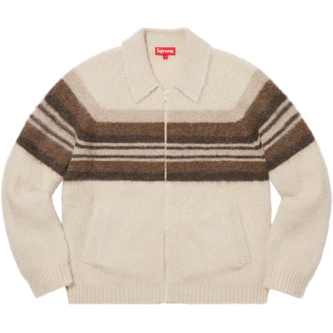 トップス Supreme 19fw Brushed Wool Zip Up Sweater Brushed Wool Zip Up Sweater - fall/winter 2019 - Supreme