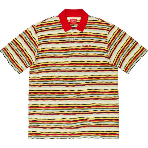 Supreme Textured Stripe Polo - Colorway